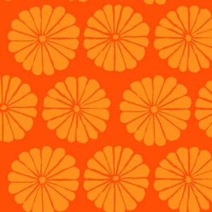 Damask Flower - Orange || Stash Kaffe Fassett for the Kaffe Fassett Collective 100% Quilters Cotton PWGP183.ORANGE discontinued
