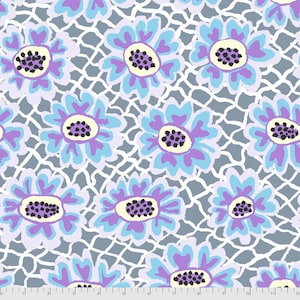 Flower Net - Grey || August 2021 Brandon Mably for the Kaffe Fassett Collective 100% Quilters Cotton PWBM081.grey discontinued