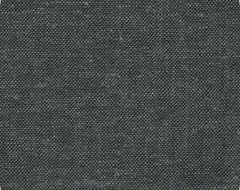 Black from Hemptex Chambray H288-1019 Robert Kaufman Hemp/Cotton blend - by the HALF Yard discontinued