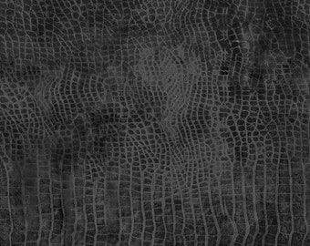 Nightfall Black - Worn Croc - 2025  reorder Tim Holtz Eclectic Elements - FreeSpirit PWTH020.Nightfall