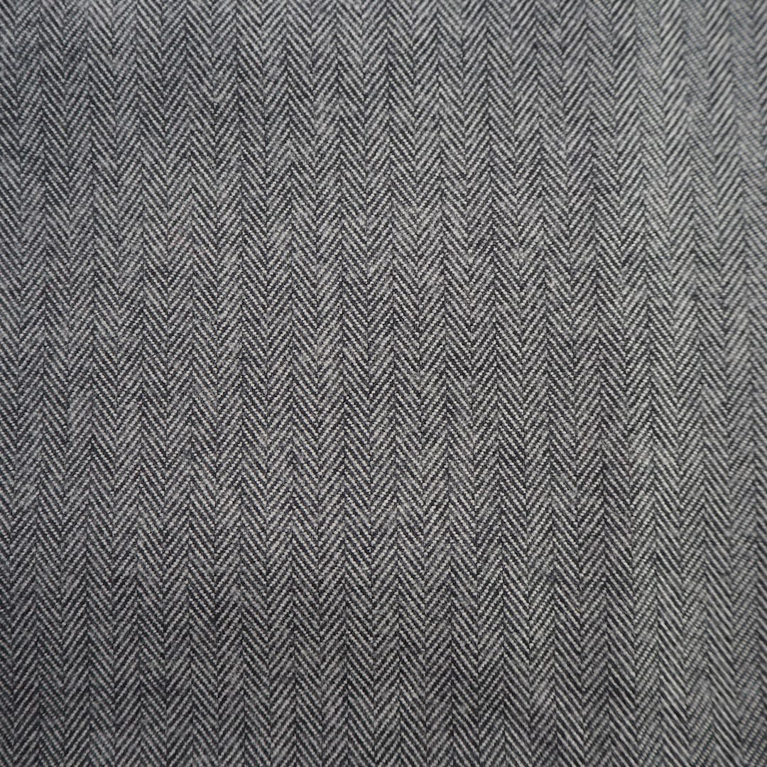 GREY Herringbone From Shetland Flannel From Robert Kaufman SRKF-13936 ...