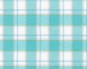 May include: A seamless pattern of blue and white plaid. The pattern is made up of thin lines of blue and white, creating a checkered effect.