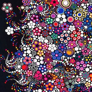 BRIGHT millefiori by Amelia Caruso from Effervescence double border Robert Kaufman AAQD-18159-195 100% quilters cotton discontinued