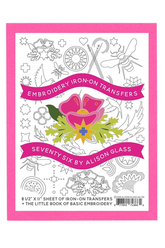 Embroidery Iron-On Transfers Seventy Six Embroidery Iron-On Transfers Seventy Six