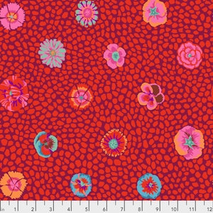Guinea flower - Red - Classics Kaffe Fassett for the Kaffe Fassett Collective 100% Quilters Cotton PWGP059.redxx