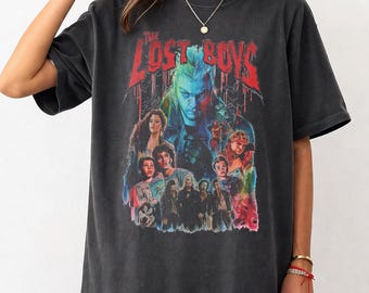 The Lost Boys Movie Poster T-Shirt, Retro 80s Vampire Graphic Tee