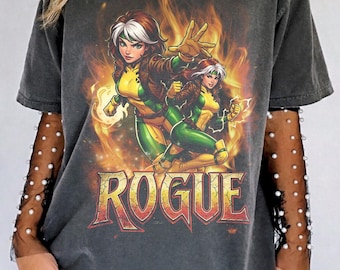 Comfort Colors® 90s Xmen Rogue Unisex Shirt for Men and Women: Y2k Graphic Shirt, Rogue Tee
