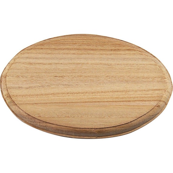 Plain Oval Wood Door Sign Plaque Decorate Personalise Craft Image 0