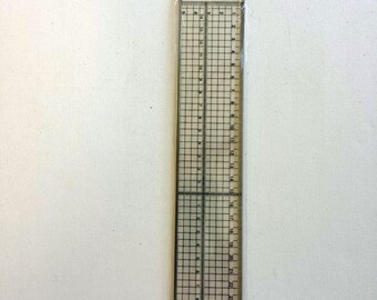 Clear Plastic Ruler - 30cm 12" - Metal Cutting Edge - Craft Measure Sewing Tool