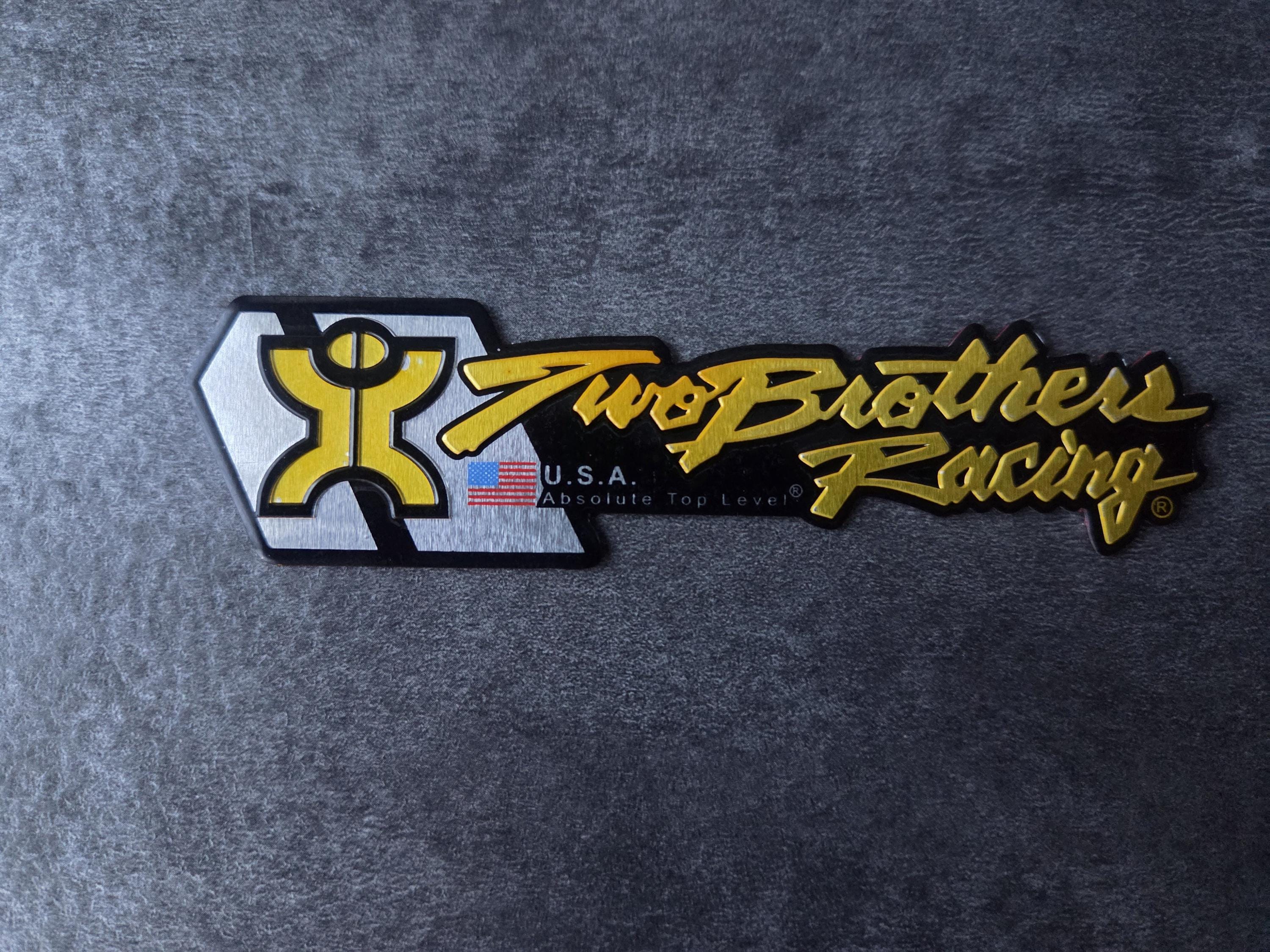 Two Broters Racing Logo Two Brothers Emblem, Metal Sticker Fo Moto - Etsy