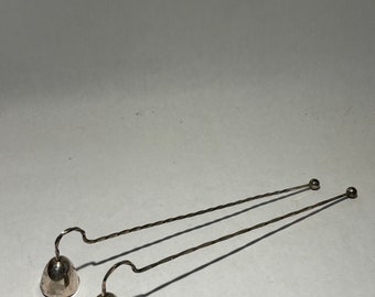 vintage sterling silver candle snuffers