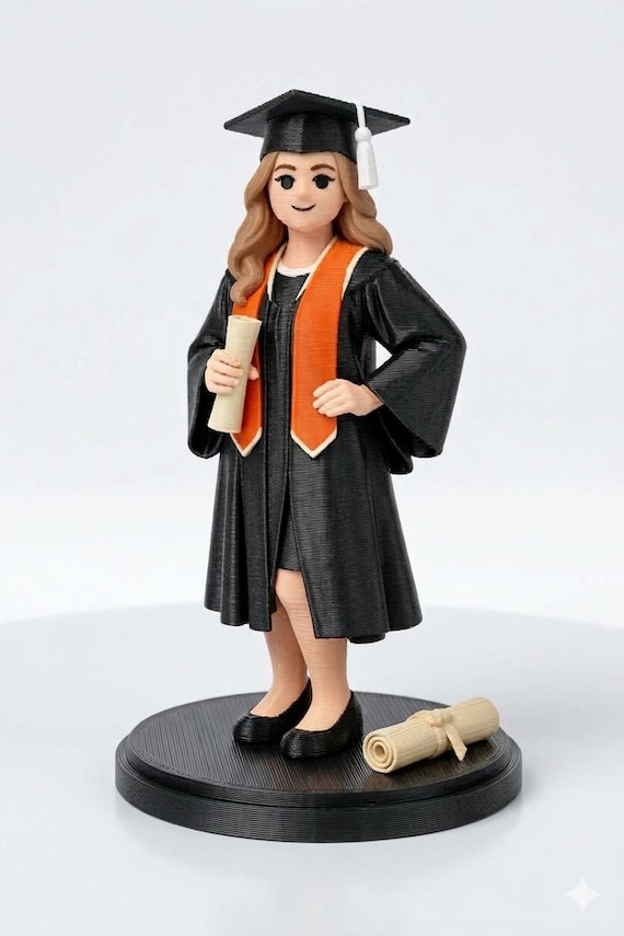 Custom 3D Printed Photo Figurine | Realistic OR Animated Statue (Up to 4 Colors) — photo 1 (ref 7FE85989)