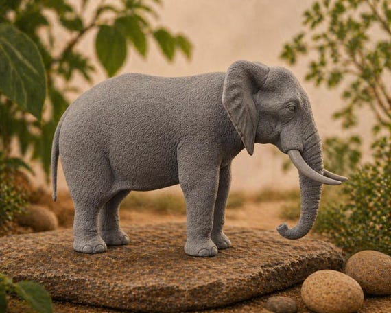 Custom 3D Printed Animal Figurine | Realistic OR Animated Statue (Up to 4 Colors) — photo 5 (ref 270BEFF1)