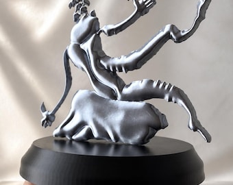 Anpassad 3D-figur från foto med anpassat objekt – realistisk/animerad, 4 färger