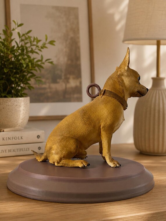 Custom 3D Printed Pet Figurine | Realistic OR Animated Statue (Up to 4 Colors) β photo 1 (ref B21B68E1)