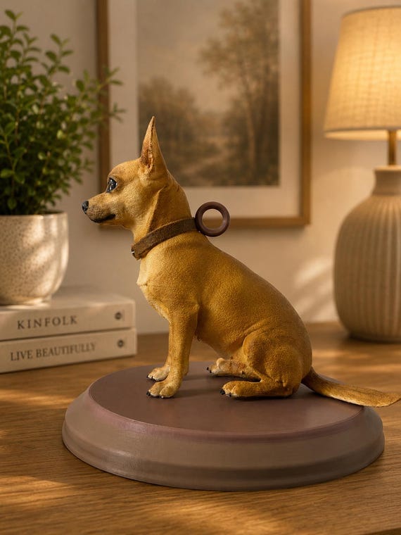 Custom 3D Printed Pet Figurine | Realistic OR Animated Statue (Up to 4 Colors) β photo 2 (ref B21B68E1)