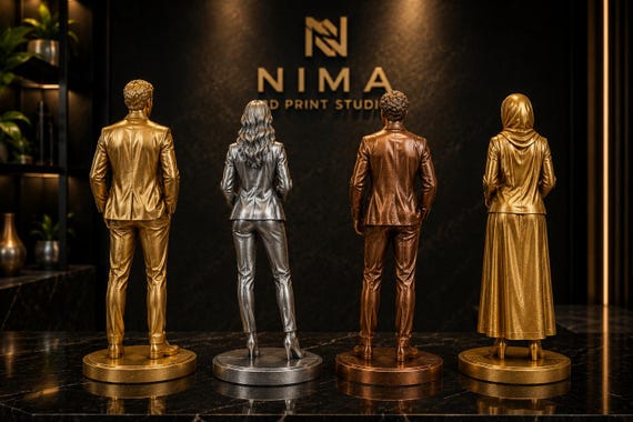 Custom 3D Photo Figurine, Corporate Events, Graduation, Celebrations (Up to 3 Colours) — photo 4 (ref AB48FDBA)