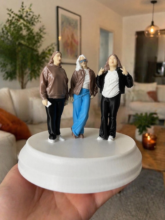 Custom 3D Photo Figurine | Realistic Animated Statue, Café Decor (Up to 4 Colors) — photo 1 (ref 084C97C0)