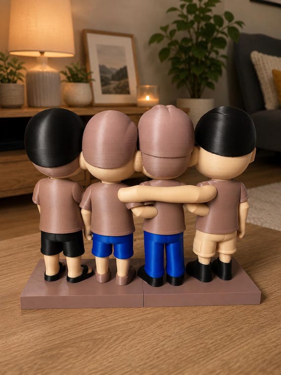 Custom 3D Figurine from Photo | Personalized Gift for Couple & Family | Unique 3D Statue — photo 4 (ref 36341B7D)