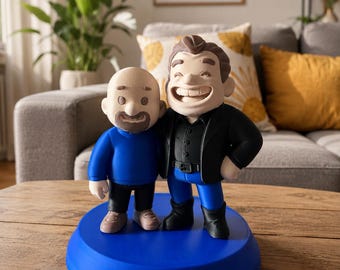 Anpassad 3D-fotofigur | Realistisk eller animerad staty (upp till 4 färger)