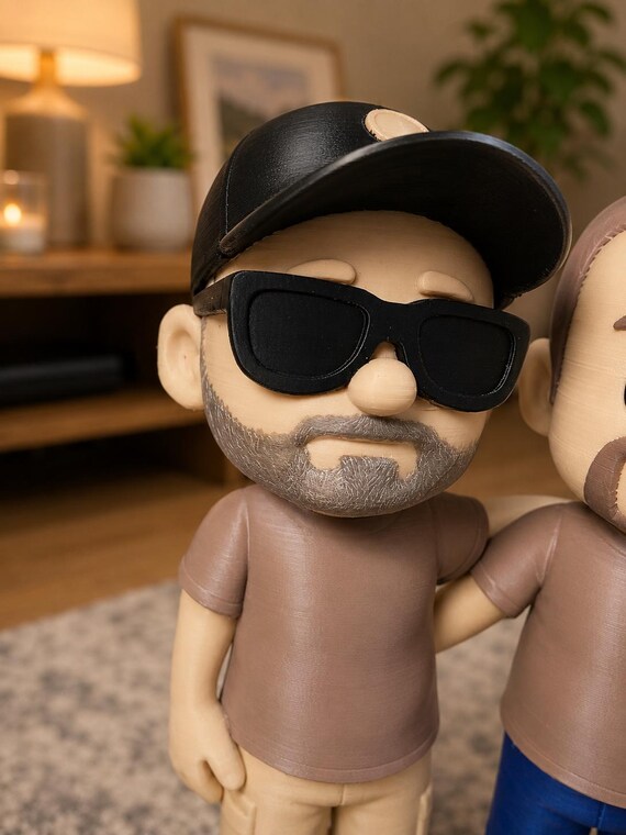 Custom 3D Figurine from Photo | Personalized Gift for Couple & Family | Unique 3D Statue — photo 2 (ref 36341B7D)