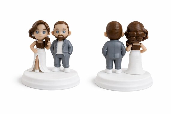 Custom 3D Printed Photo Figurine | Realistic OR Animated Statue (Up to 4 Colors) — photo 2 (ref 07FF77B6)