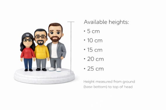 Custom 3D Photo Figurine | Realistic or Animated Statue (Up to 4 Colors) — photo 8 (ref BFA0BB11)