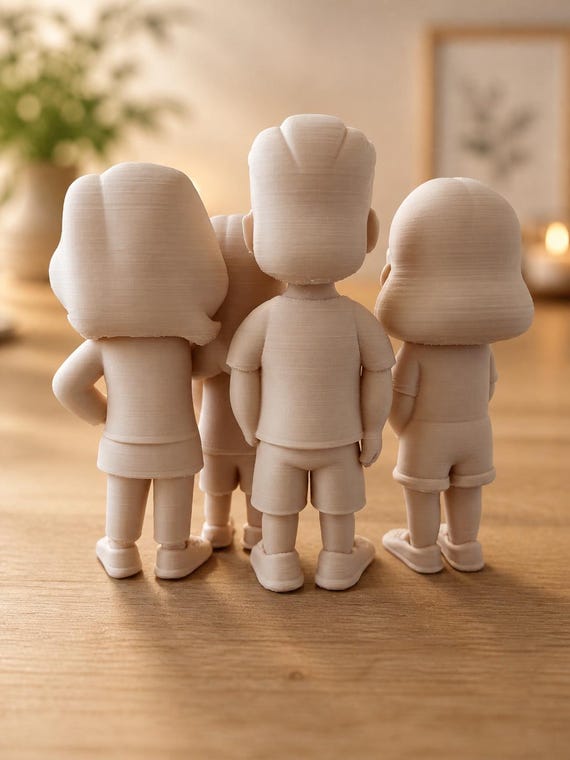 Custom 3D Figurine from Photo | Personalized Statue | Up to 4 Colors — photo 2 (ref 3455486D)