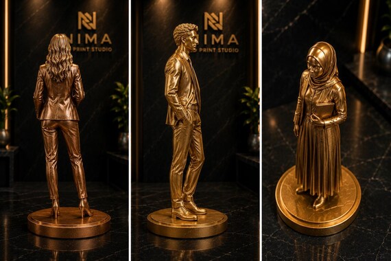 Custom 3D Photo Figurine, Corporate Events, Graduation, Celebrations (Up to 3 Colours) — photo 3 (ref AB48FDBA)