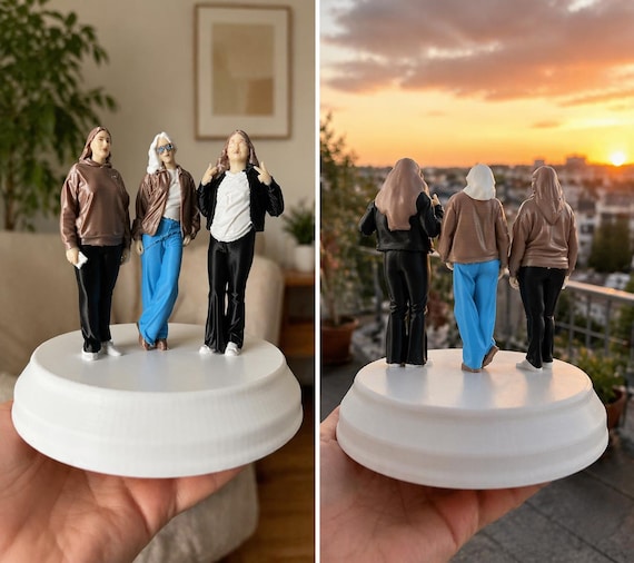 Custom 3D Photo Figurine | Realistic Animated Statue, Café Decor (Up to 4 Colors) — photo 4 (ref 084C97C0)
