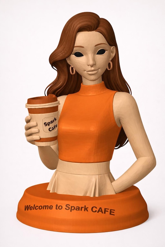 Custom 3D Photo Figurine | Realistic Animated Statue, Café/Restaurants Decor (Up to 4 Colors) — photo 5 (ref 99BBDC56)