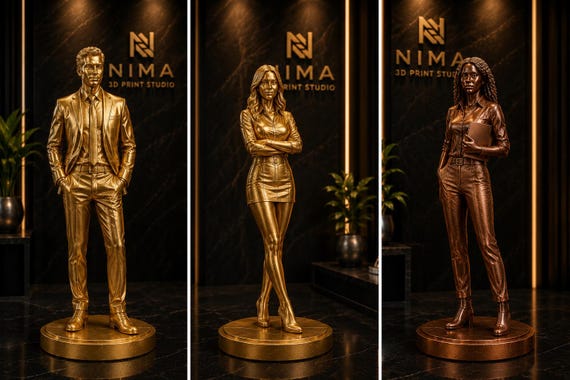 Custom 3D Photo Figurine, Corporate Events, Graduation, Celebrations (Up to 3 Colours) — photo 5 (ref AB48FDBA)