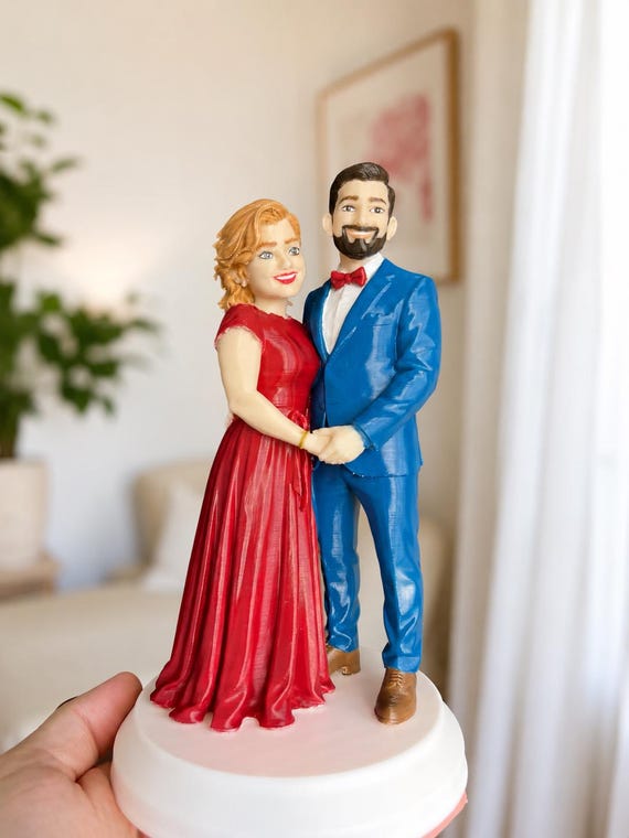 Custom 3D Figurine from Photo with Custom Object – Realistic/Animated, 4 Colors — photo 1 (ref CCCC2C8E)