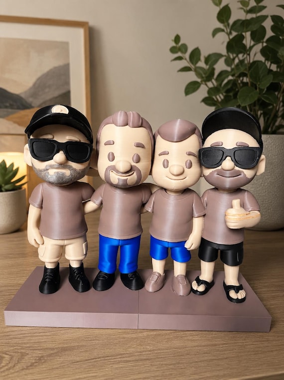 Custom 3D Figurine from Photo | Personalized Gift for Couple & Family | Unique 3D Statue — photo 1 (ref 36341B7D)