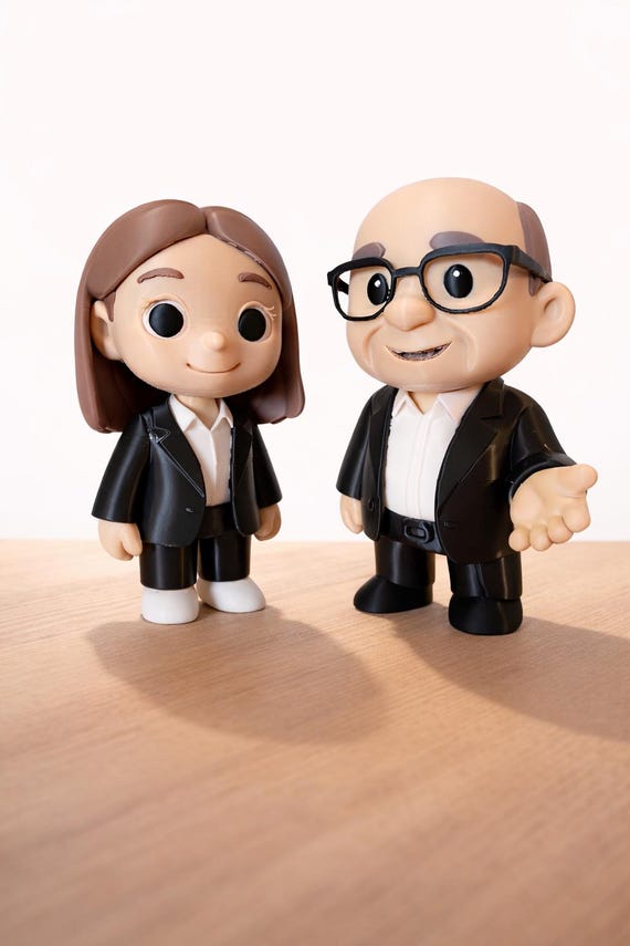 Custom 3D Printed Photo Figurine | Realistic OR Animated Statue (Up to 4 Colors) — photo 3 (ref 651D63F7)