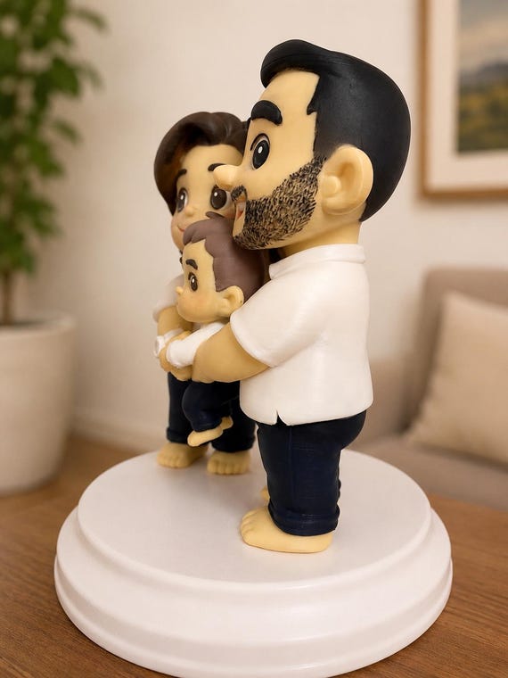 Custom 3D Figurine from Photo with Custom Object – Realistic/Animated, 4 Colors — photo 4 (ref 4DCE25F1)