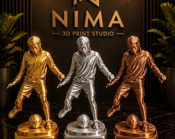 Anpassad 3D-fotofigur | Realistisk eller animerad staty (upp till 4 färger)