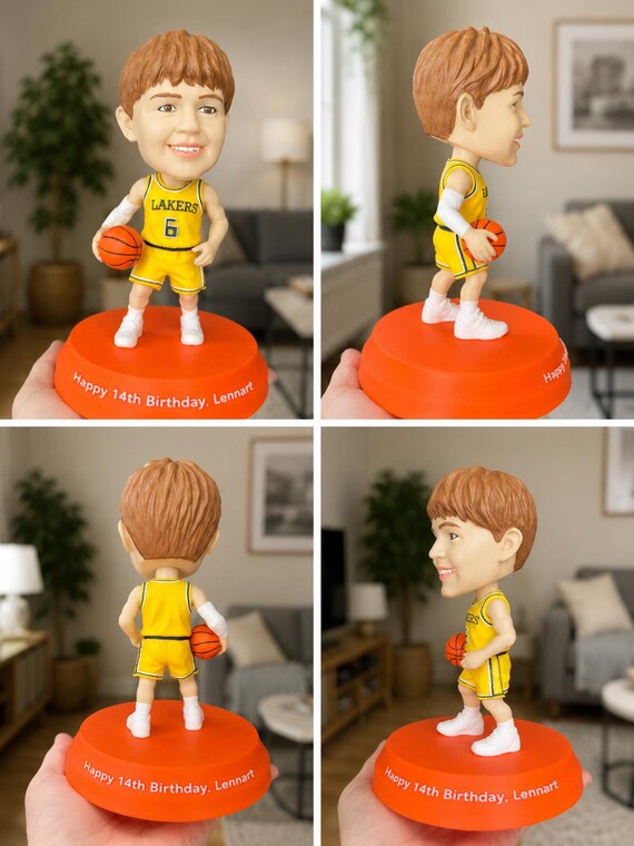 Custom 3D Photo Figurine | Realistic Animated Statue, Café Decor (Up to 4 Colors) — photo 3 (ref D328EC24)