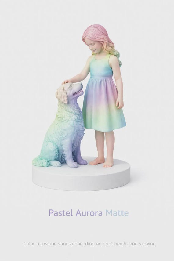 Custom 3D Printed Figurine | Realistic Couple Statue, Multi Angle Edition — photo 3 (ref 1D23F521)