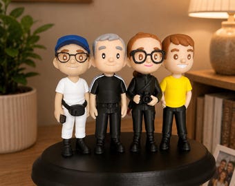Anpassad 3D-fotofigur | Realistisk animerad staty (upp till 4 färger)