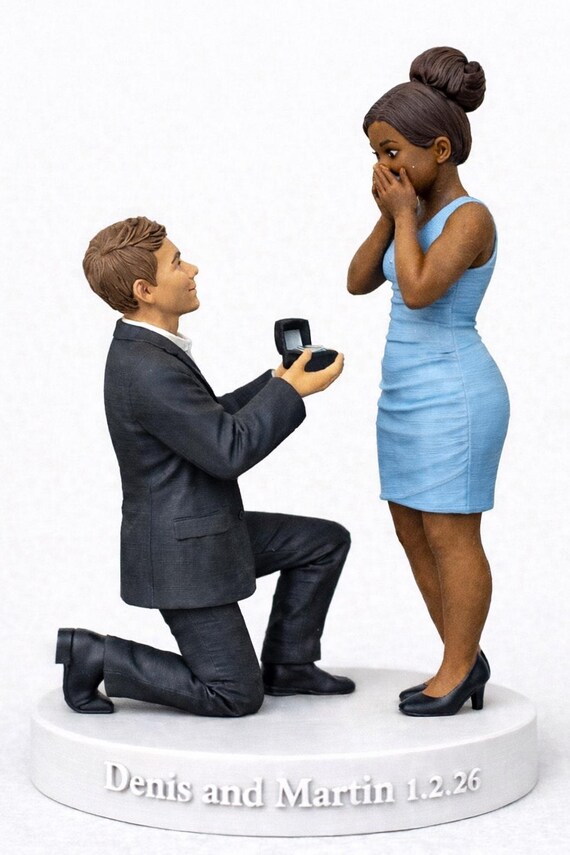 Custom 3D Printed Photo Figurine | Realistic OR Animated Statue (Up to 4 Colors) — photo 2 (ref 651D63F7)