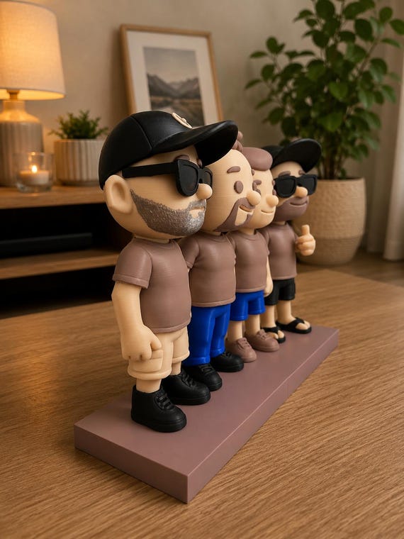 Custom 3D Figurine from Photo | Personalized Gift for Couple & Family | Unique 3D Statue — photo 3 (ref 36341B7D)