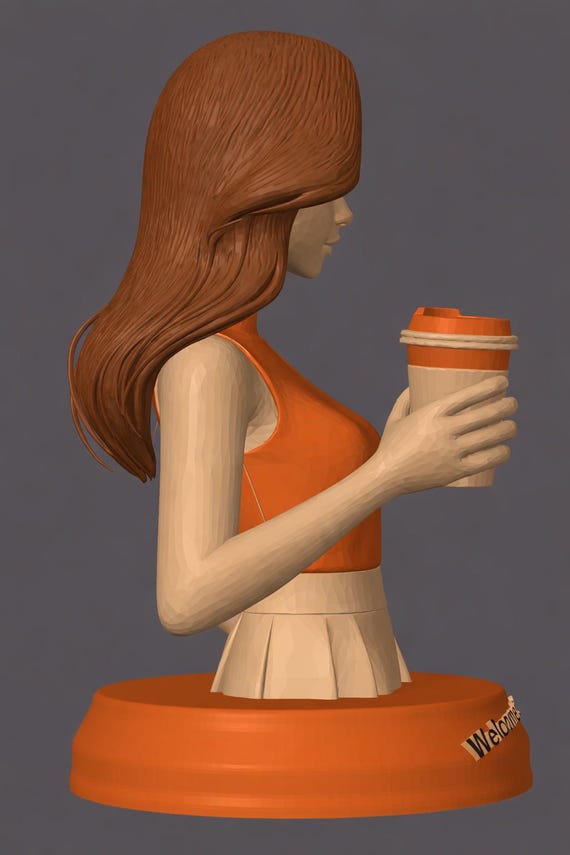 Custom 3D Photo Figurine | Realistic Animated Statue, Café/Restaurants Decor (Up to 4 Colors) — photo 6 (ref 99BBDC56)
