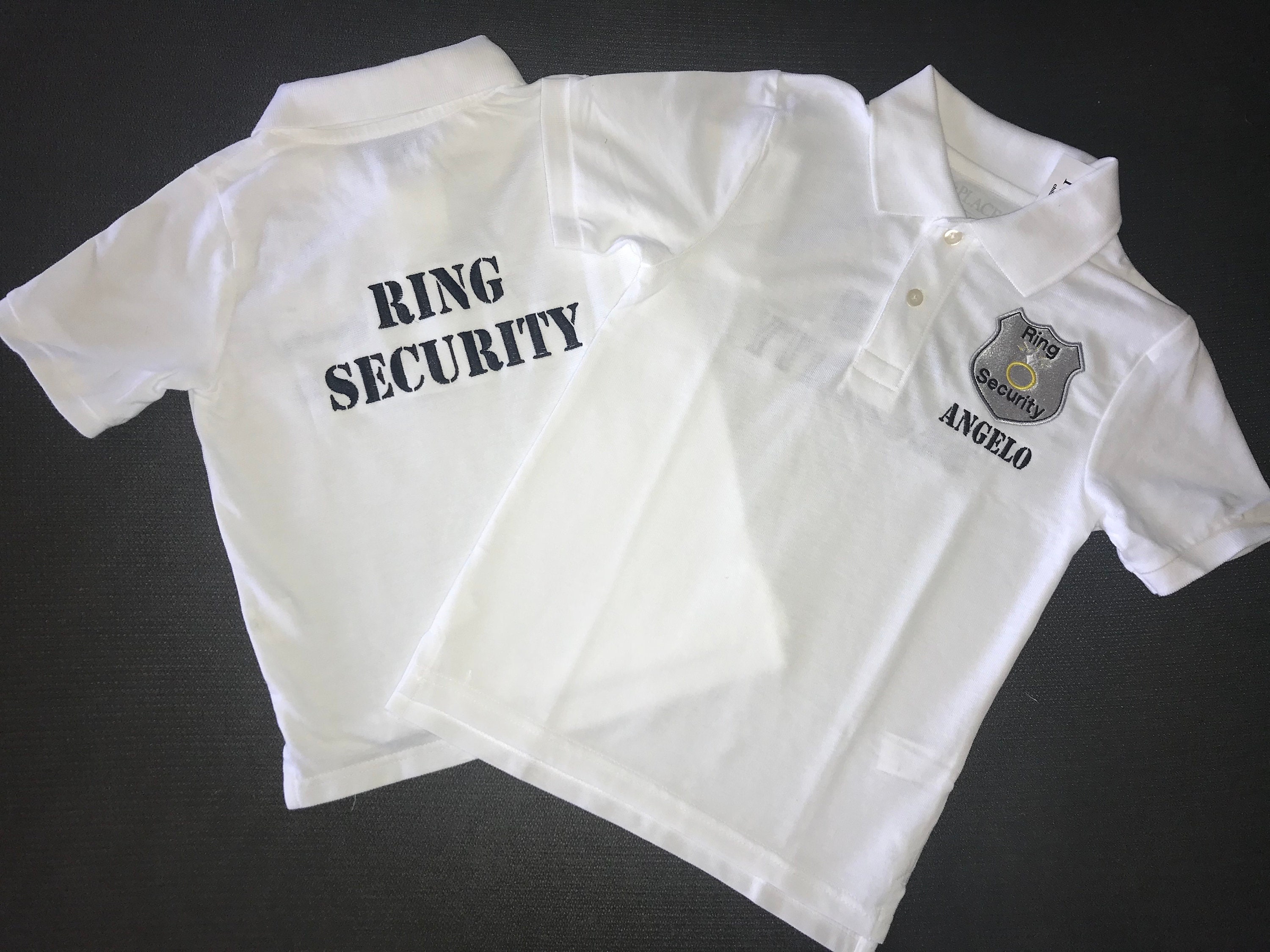 Ring Security, Ring Bearer, Wedding Gift, Ring Bearer Gift, Polo Shirt