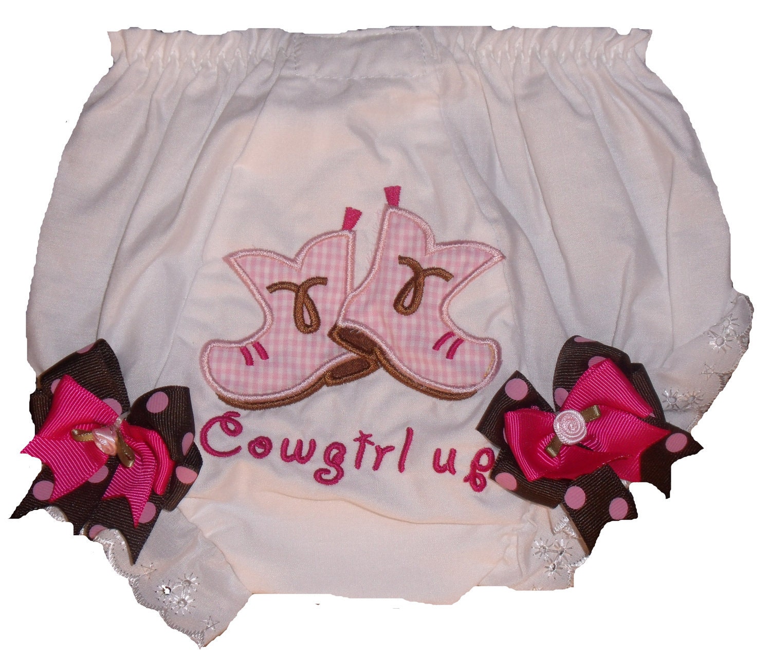 Cowgirl Bloomers Cowboy Boots Bloomer Personalized Cowgirl