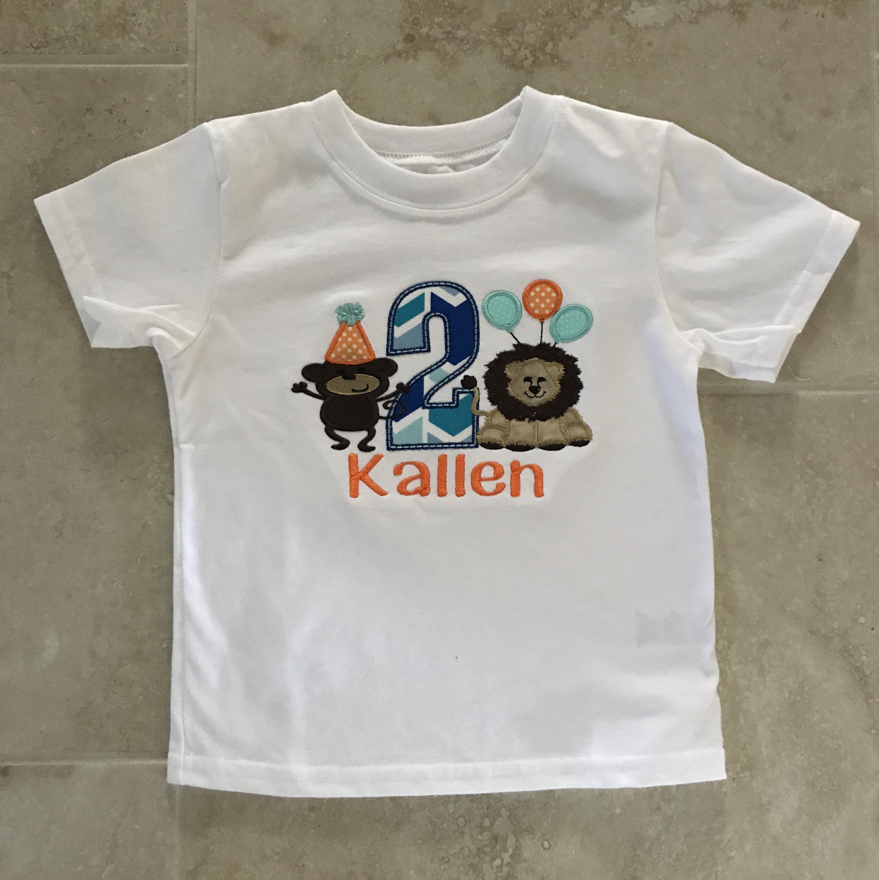 Boy Zoo Birthday Shirt Personalized Zoo Birthday Shirt Etsy