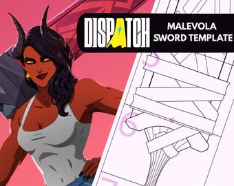 Malevola Dispatch Sword Template