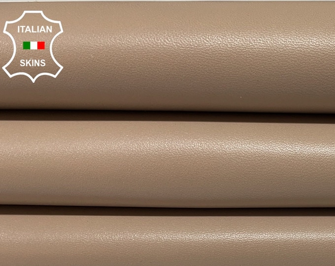 TAUPE BEIGE Top Quality smooth Italian genuine Metis Lambskin Lamb Sheep wholesale leather skins shoes Bags Bookbinding 0.5mm to 1.0 mm