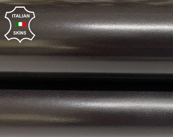 DARK BROWN SHINY Italian Goatskin Goat Leather hides hide skin skins 4-5sqf 0.8mm #B2667