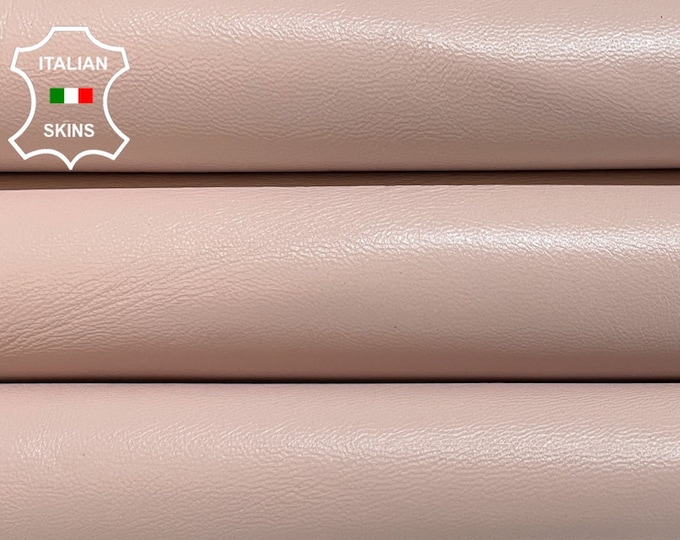 PINK NUDE Italian Lambskin Lamb Sheep Leather hides hide skin skins 7sqf 1.0mm #B2719